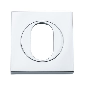 Oval Escutcheon -  Square