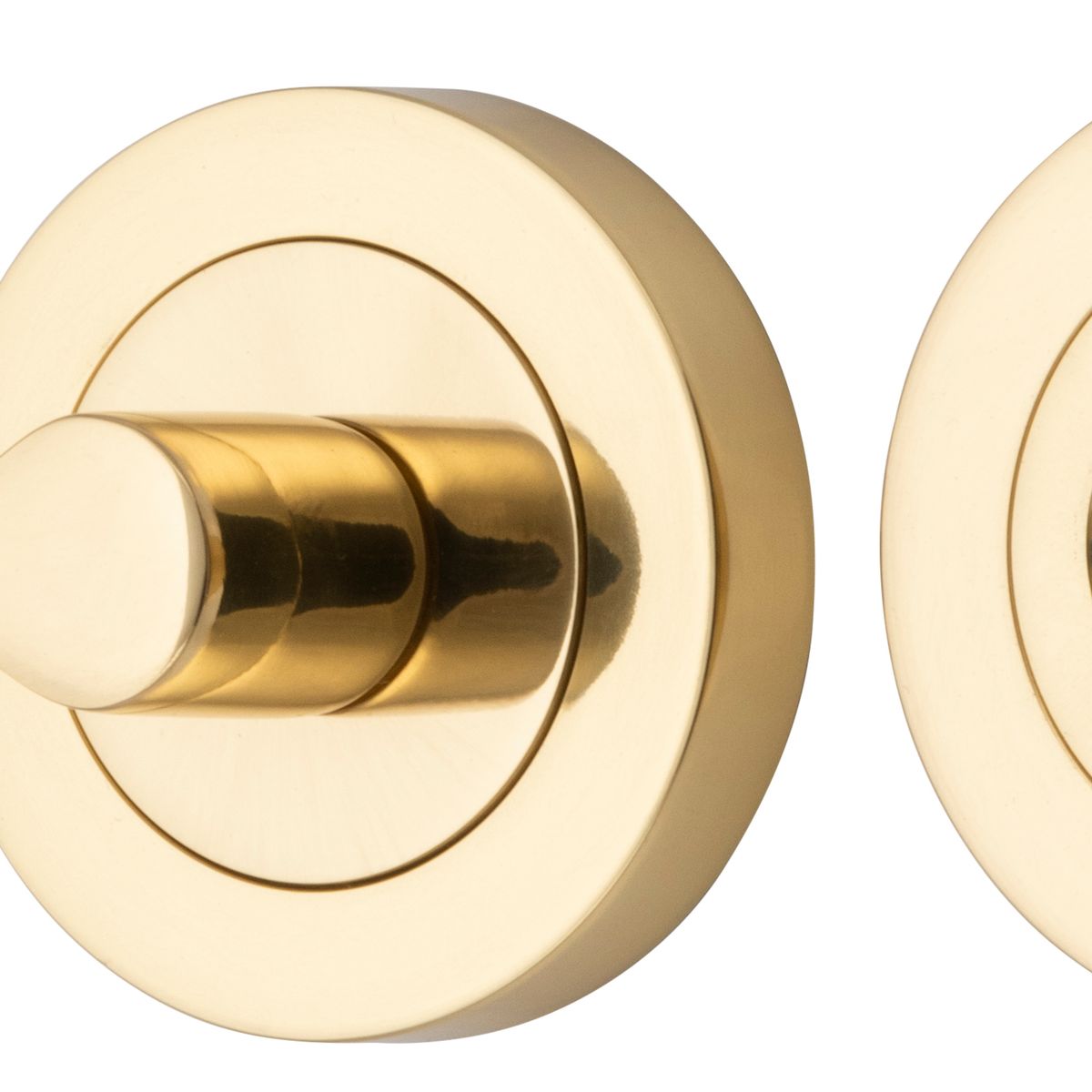 21710 - Accessibility Privacy Turn with Indicator - Round - Polished Brass