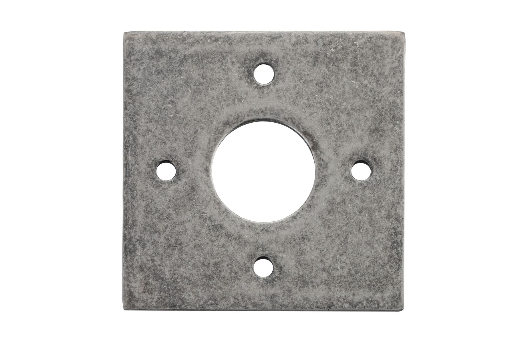 0247 - Adaptor Plate - Square - Distressed Nickel