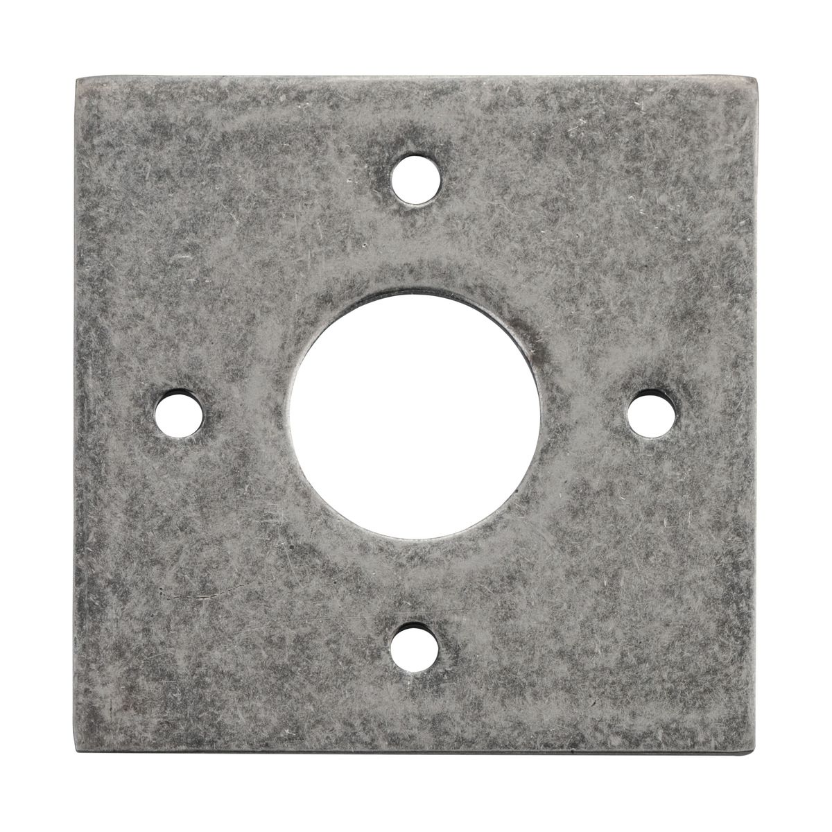 0247 - Adaptor Plate - Square - Distressed Nickel