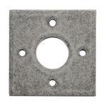 0247 - Adaptor Plate - Square - Distressed Nickel