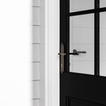 10718E85 - Verona Lever - Shouldered Backplate - Signature Brass - Entrance