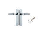 11768KPASS60 - Brunswick Lever - Oval Backplate Passage Kit - Polished Chrome - Passage
