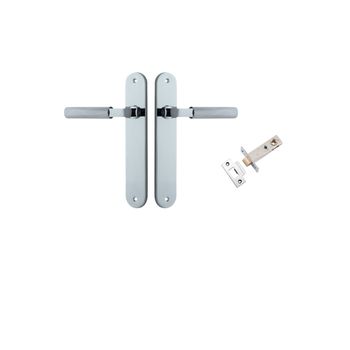 Brunswick Lever - Oval Backplate Passage Kit