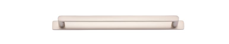 20979B - Osaka Cabinet Pull with Backplate - CTC256mm - Satin Nickel