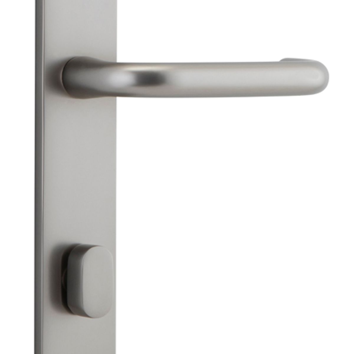 14844P85 - Oslo Lever - Rectangular Backplate - Satin Nickel - Privacy