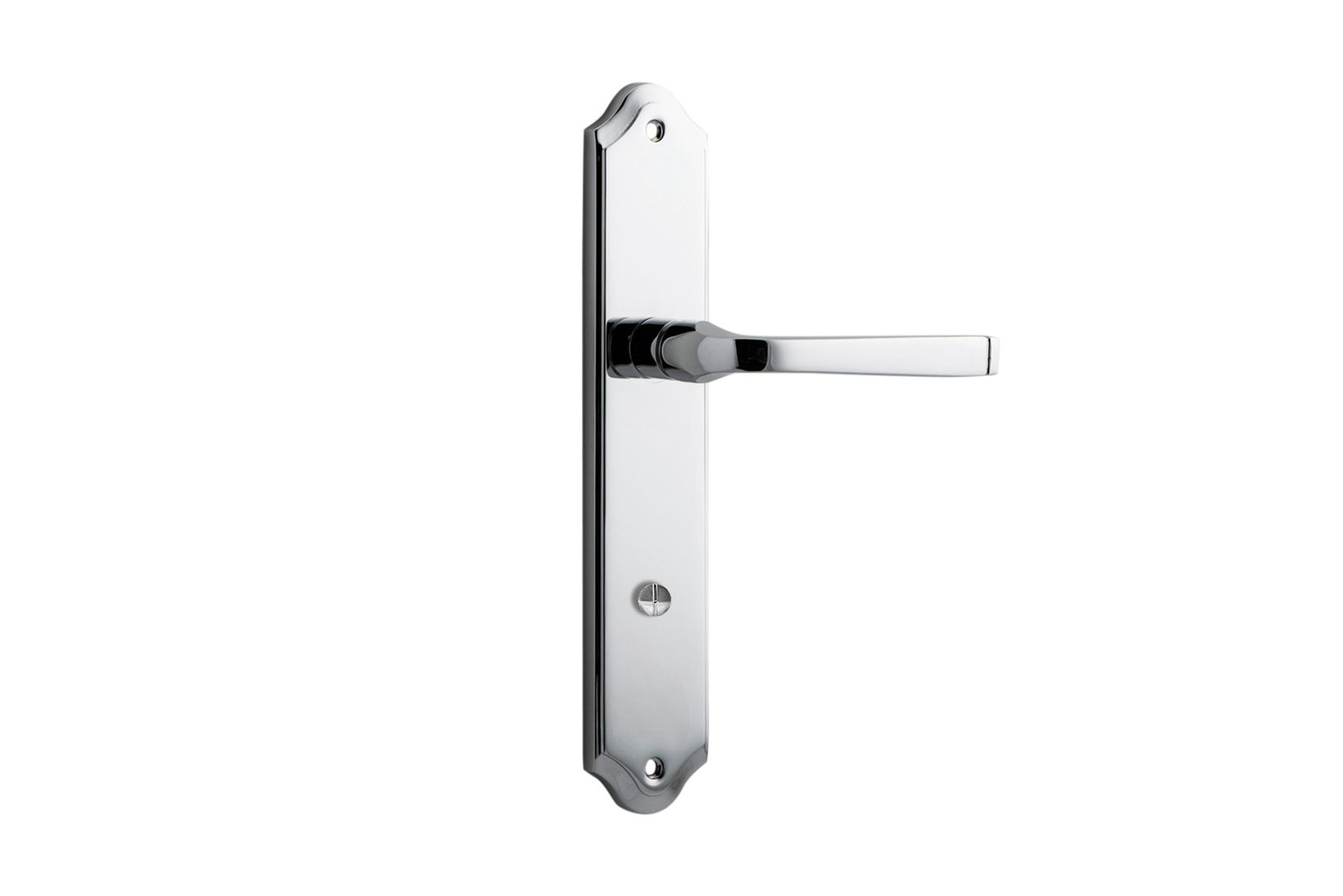 11720P85 - Annecy Lever - Shouldered Backplate - Polished Chrome - Privacy