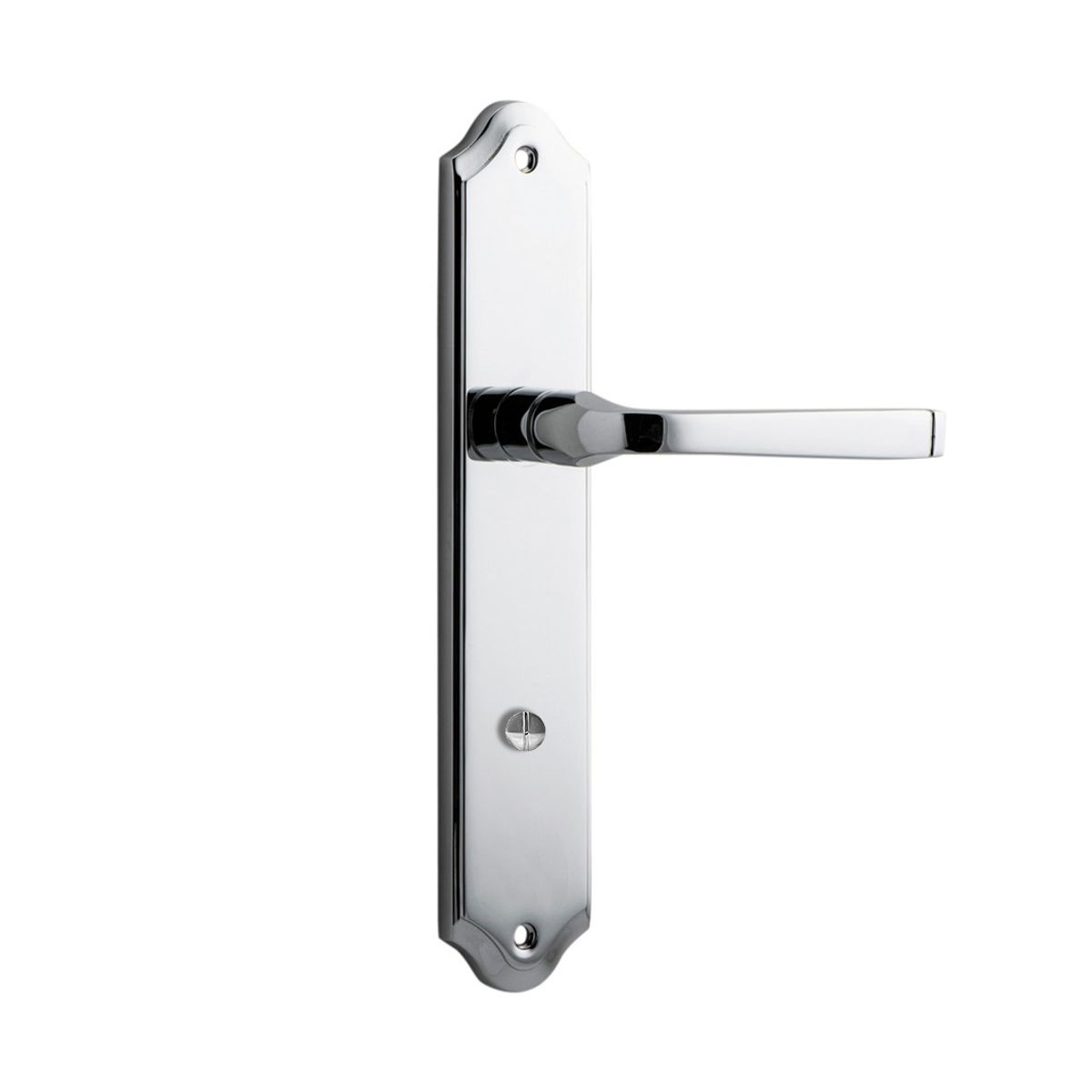 11720P85 - Annecy Lever - Shouldered Backplate - Polished Chrome - Privacy