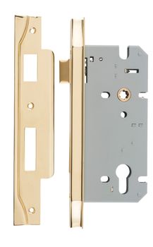 Rebated 85mm Euro Mortice Locks - 60mm Backset