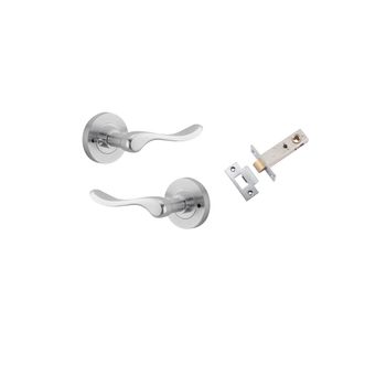 Stirling Lever - Round Rose (Inbuilt Privacy)