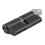 21653 - Euro Cylinder Dual Function 5 Pin - Matt Black - Entrance