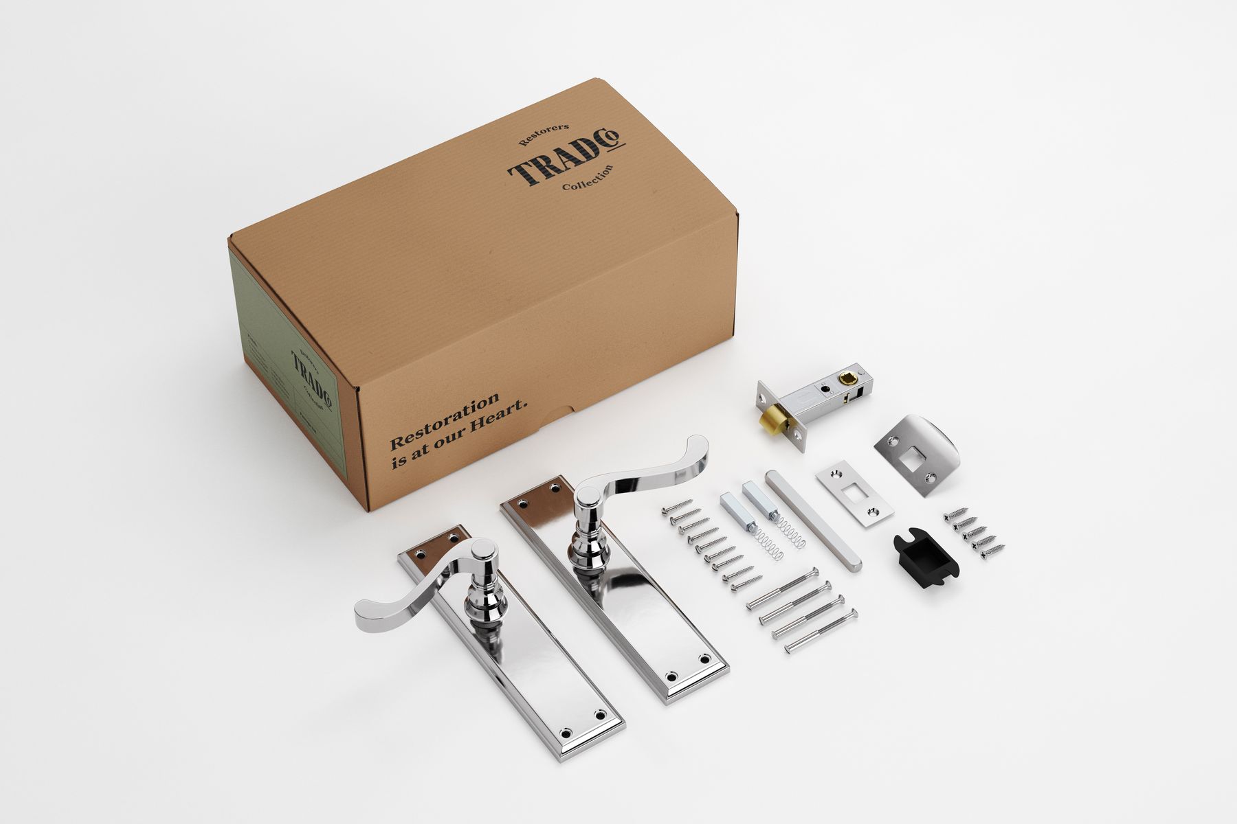 Milton Lever - Long Backplate Passage Set