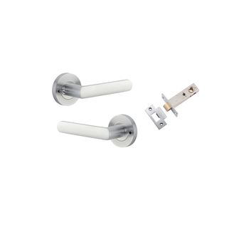 Osaka Lever - Round Rose (Inbuilt Privacy)