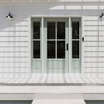 12706E85 - Verona Lever - Rectangular Backplate - Matt Black - Entrance