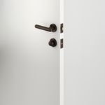 24002KPRIV60 - Puerto Lever - Round Rose Privacy Kit with Separate Privacy Turn - Signature Brass - Privacy