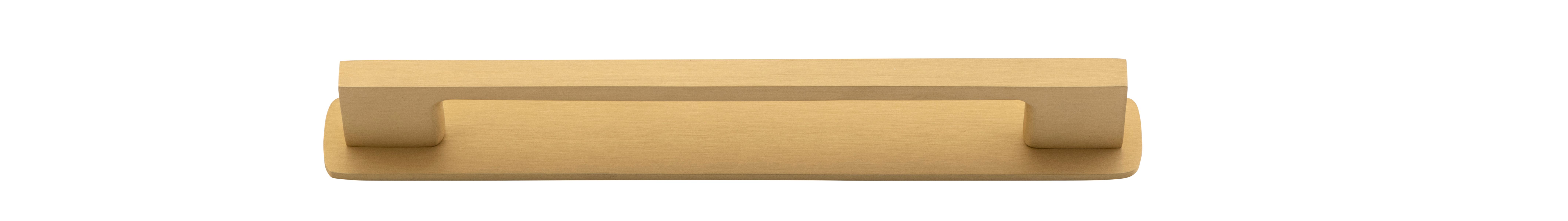 0556B - Cali Cabinet Pull with Backplate - CTC 160mm - Brushed Brass