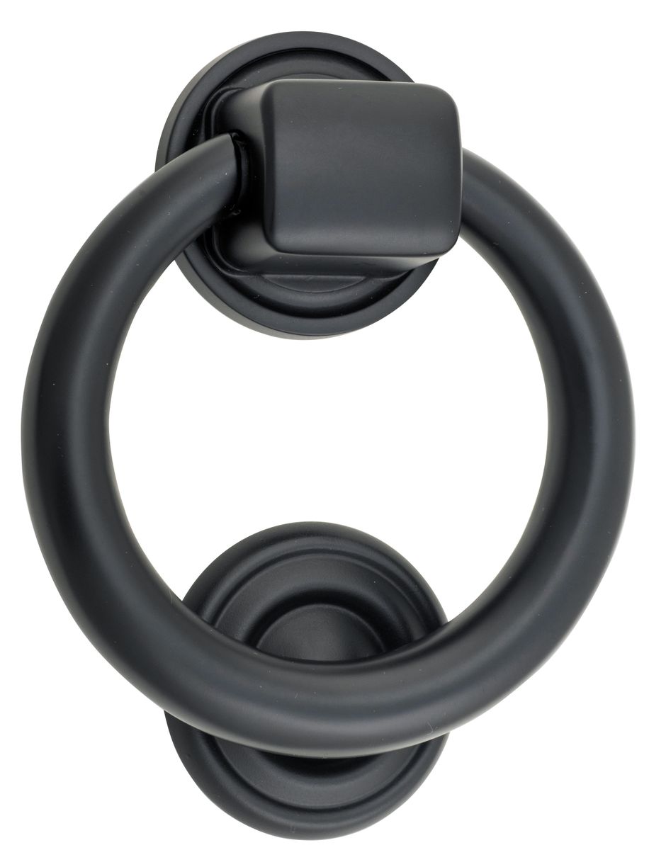 9323 - Ring Door Knocker - Matt Black