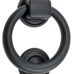 9323 - Ring Door Knocker - Matt Black