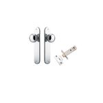 11832KPASS60 - Paddington Knob - Oval Backplate Passage Kit - Polished Chrome - Passage