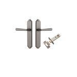 13874KPASS60 - Copenhagen Lever - Shouldered Backplate Passage Kit - Distressed Nickel - Passage