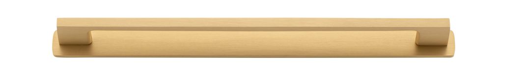 0557B - Cali Cabinet Pull with Backplate - CTC 256mm - Brushed Brass