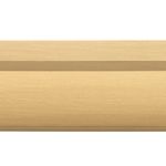 0557B - Cali Cabinet Pull with Backplate - CTC 256mm - Brushed Brass