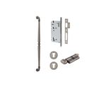 20056KENTR60KT - Sarlat Pull Handle - 600mm Entrance Kit with Separate High Security Lock - Distressed Nickel - Entrance