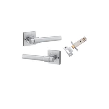 Helsinki Lever - Square Rose (Inbuilt Privacy)