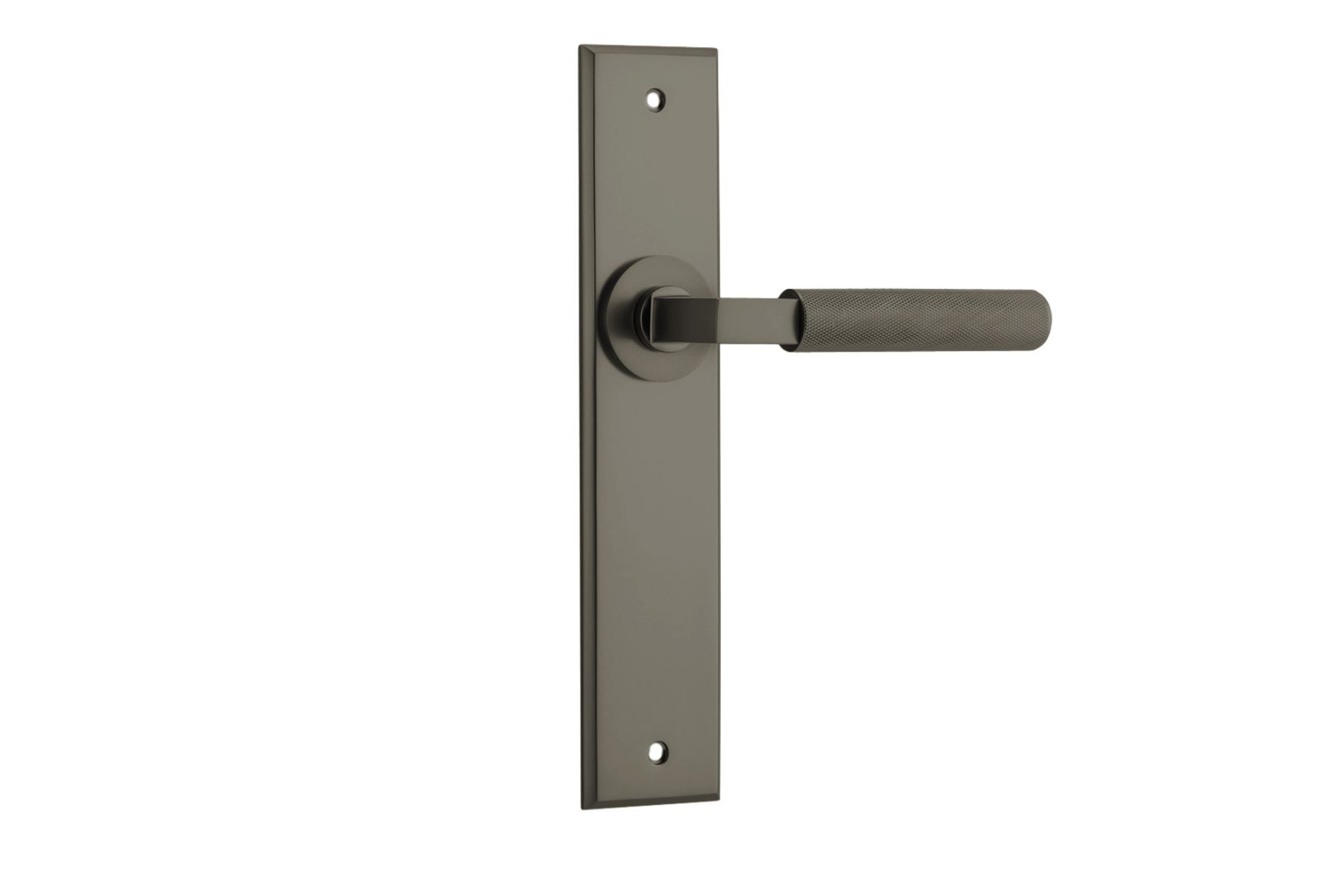 16896 - Brunswick Lever - Chamfered Backplate - Graphite PVD - Passage