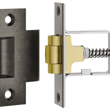 Roller Latch with Face Plate and Striker