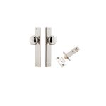 14322KPASS60 - Cambridge Knob - Rectangular Backplate Passage Kit - Polished Nickel - Passage