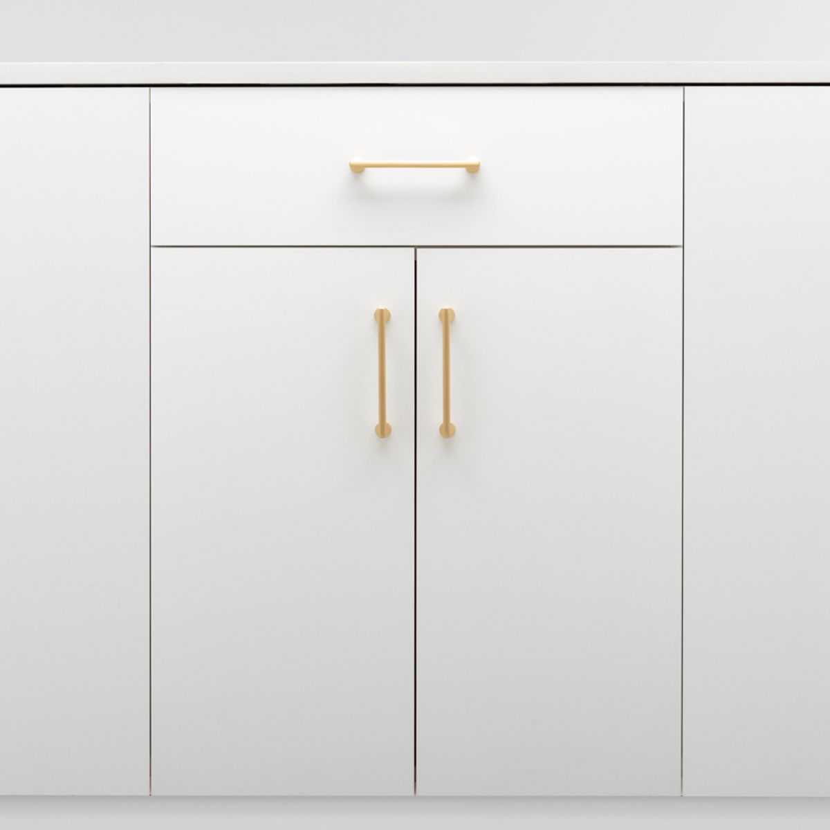 20881 - Baltimore Cabinet Pull - CTC128mm - Signature Brass