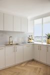 21006 - Helsinki Cabinet Pull - CTC128mm - Brushed Brass