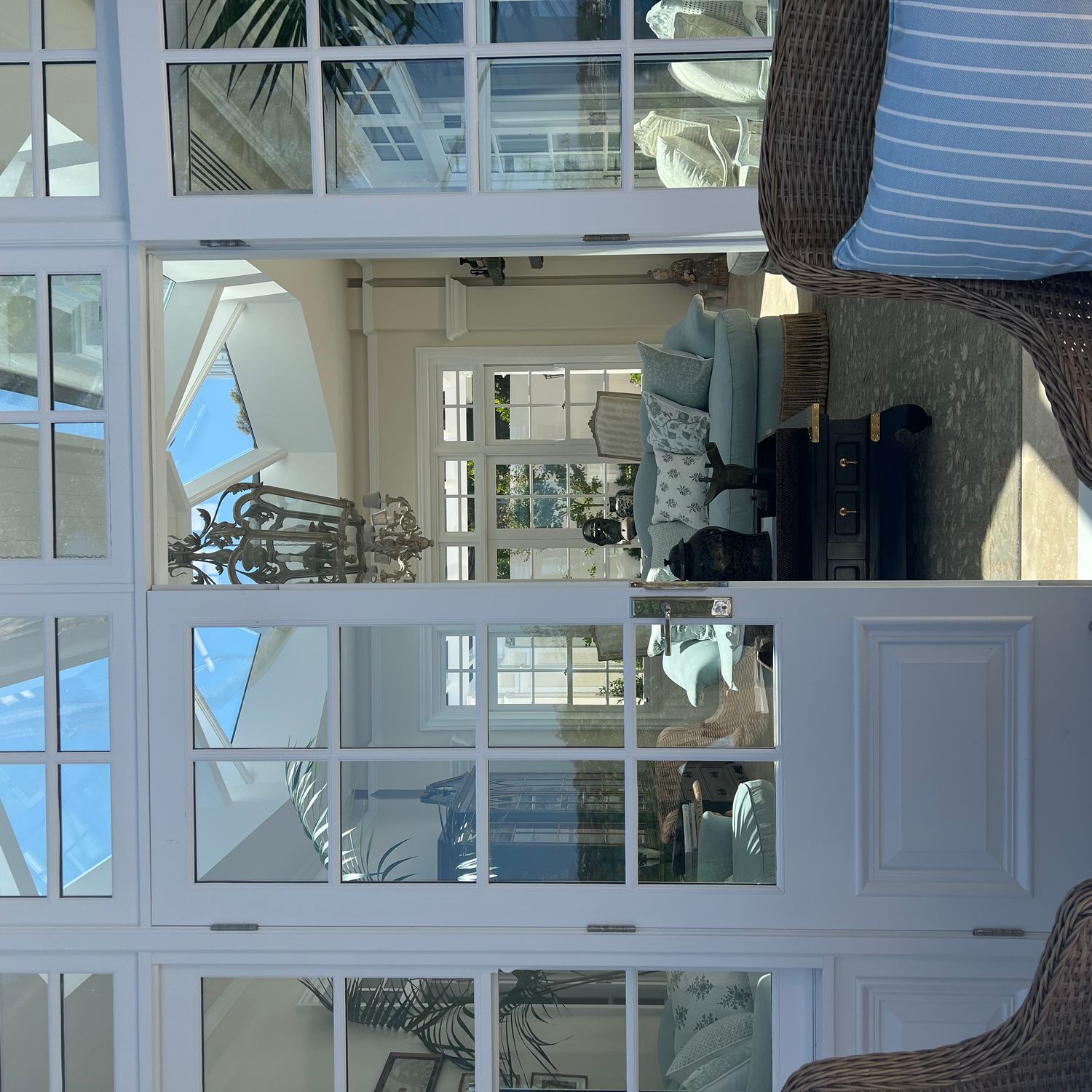 15244P85 - Annecy Lever - Stepped Backplate - Brushed Brass - Privacy