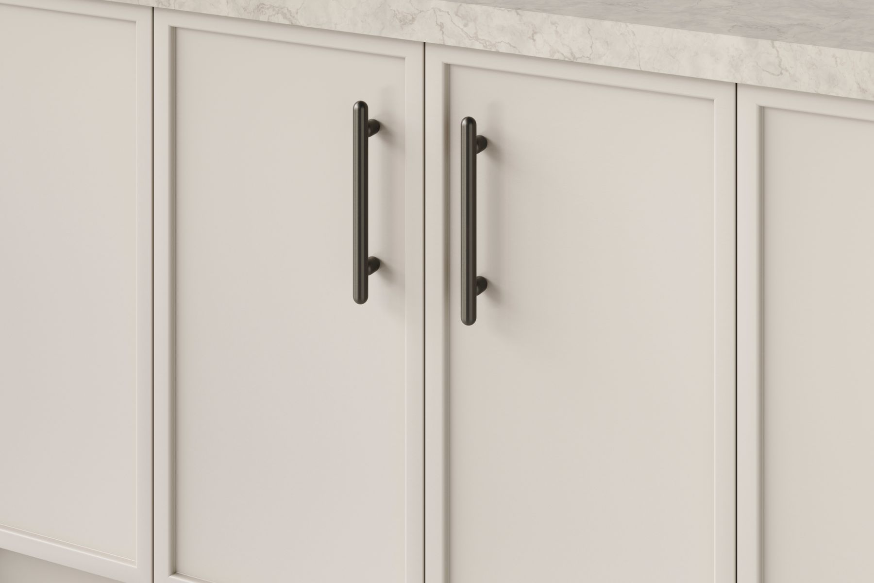 24041 - Puerto Cabinet Pull - CTC 160mm - Graphite PVD