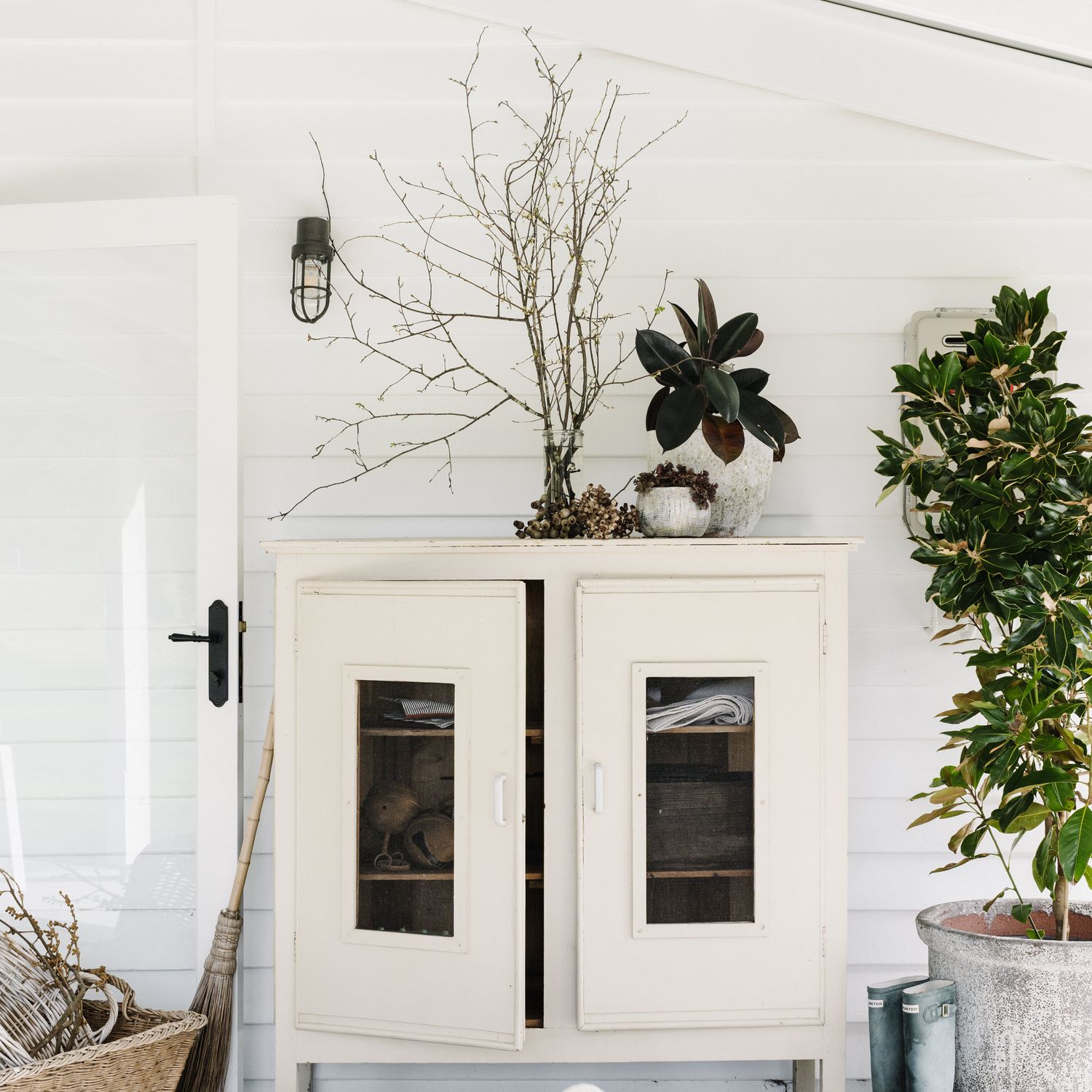 15212KPASS60 - Sarlat Lever - Shouldered Backplate Passage Kit - Brushed Brass - Passage