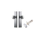 12342KPASS60 - Guildford Knob - Stepped Backplate Passage Kit - Brushed Chrome - Passage