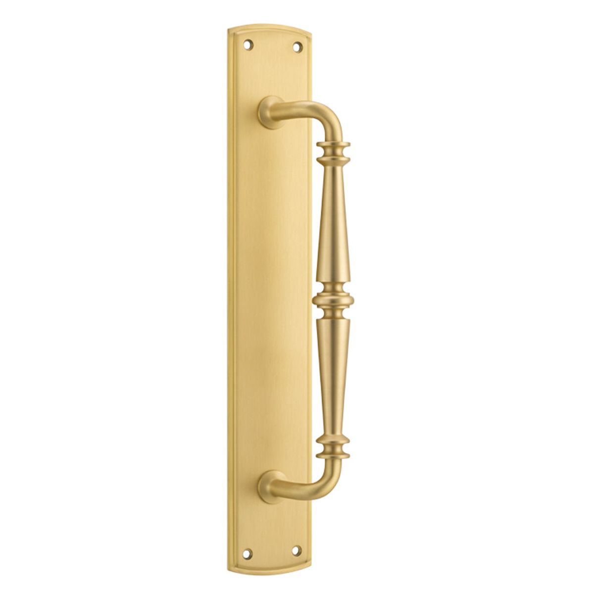 17100 - Sarlat Pull Handle on Backplate - Brushed Gold PVD