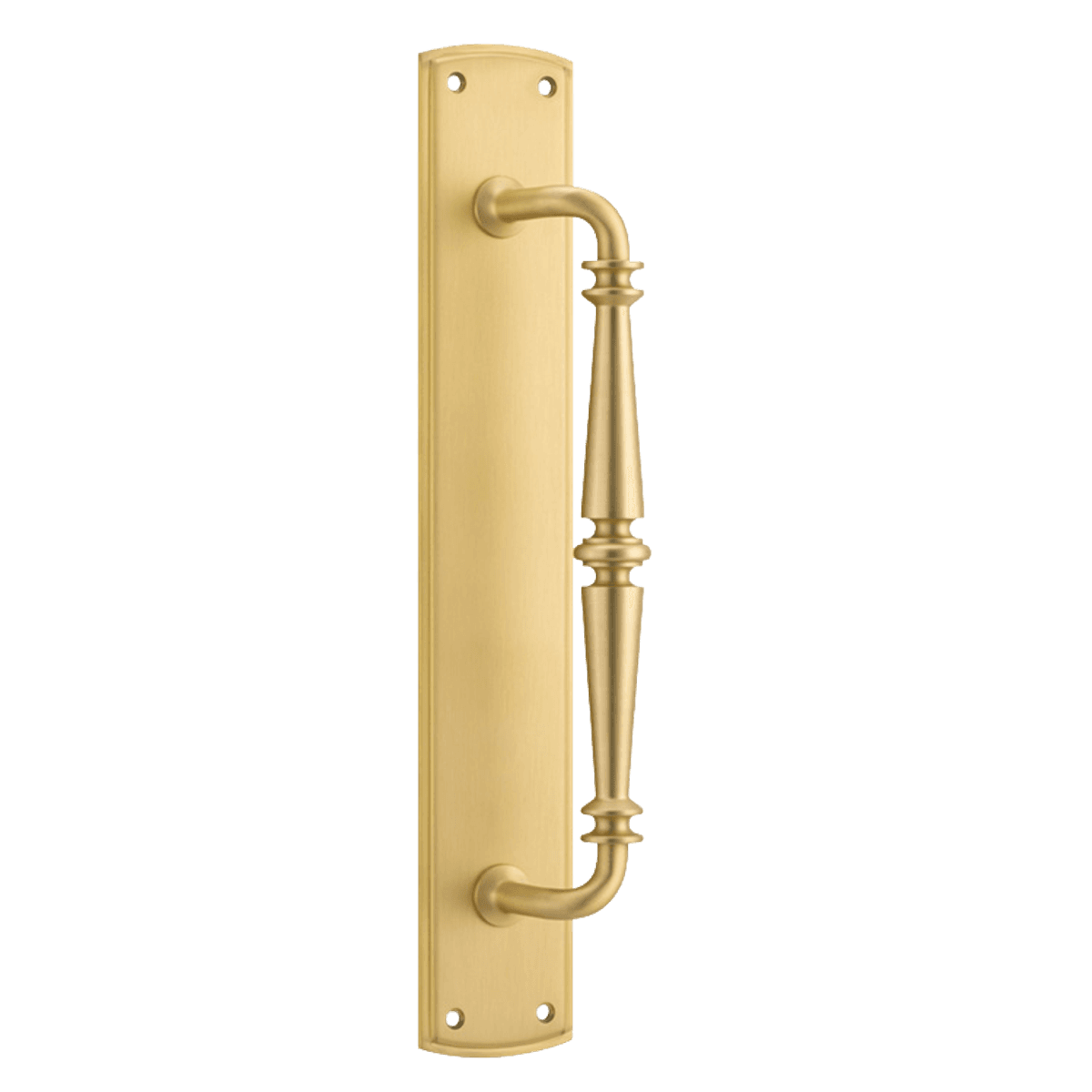 17100 - Sarlat Pull Handle on Backplate - Brushed Gold PVD