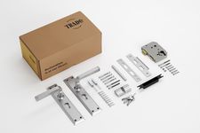 Menton Lever - Long Backplate Entrance Set with High Security Lock