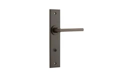 10782 - Baltimore Lever - Chamfered Backplate - Signature Brass - Passage