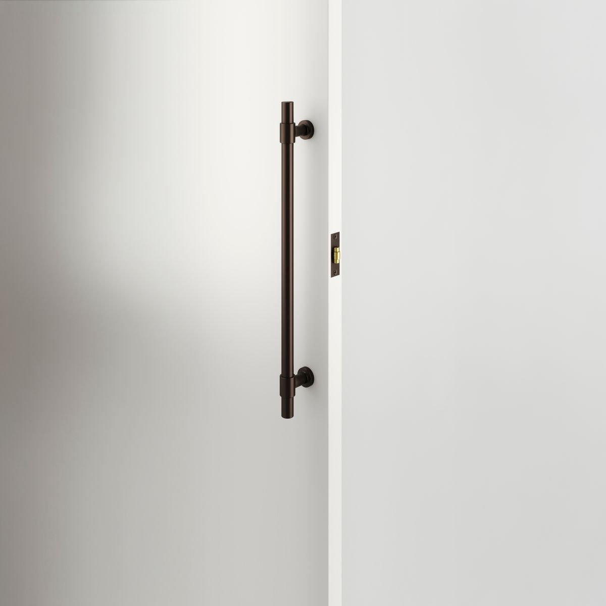 21853 - Roller Latch with Face Plate and Striker - Signature Brass