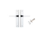 11868KPASS60 - Osaka Lever - Chamfered Backplate Passage Kit - Polished Chrome - Passage