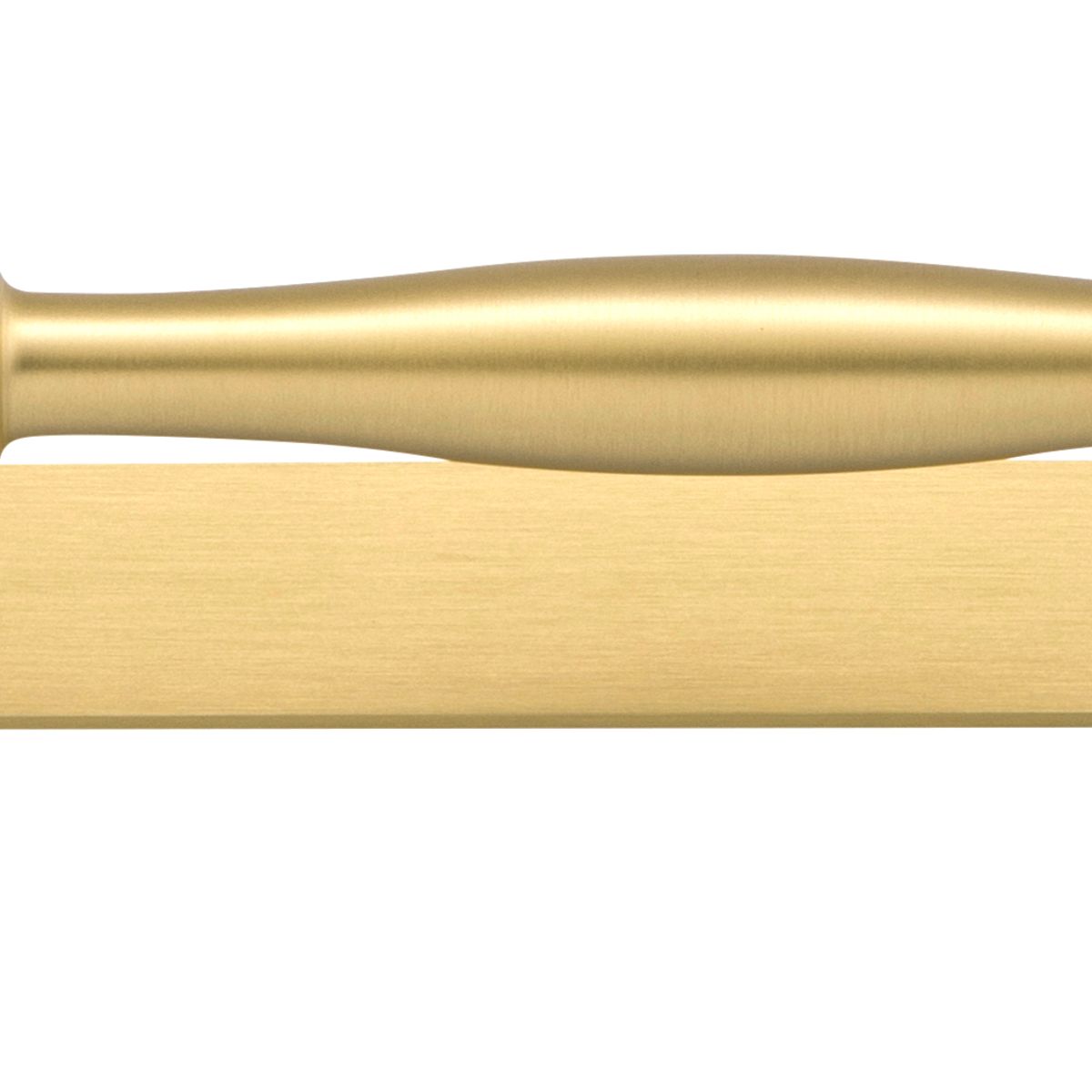 17105B - Sarlat Cabinet Pull with Backplate - CTC160mm - Brushed Gold PVD