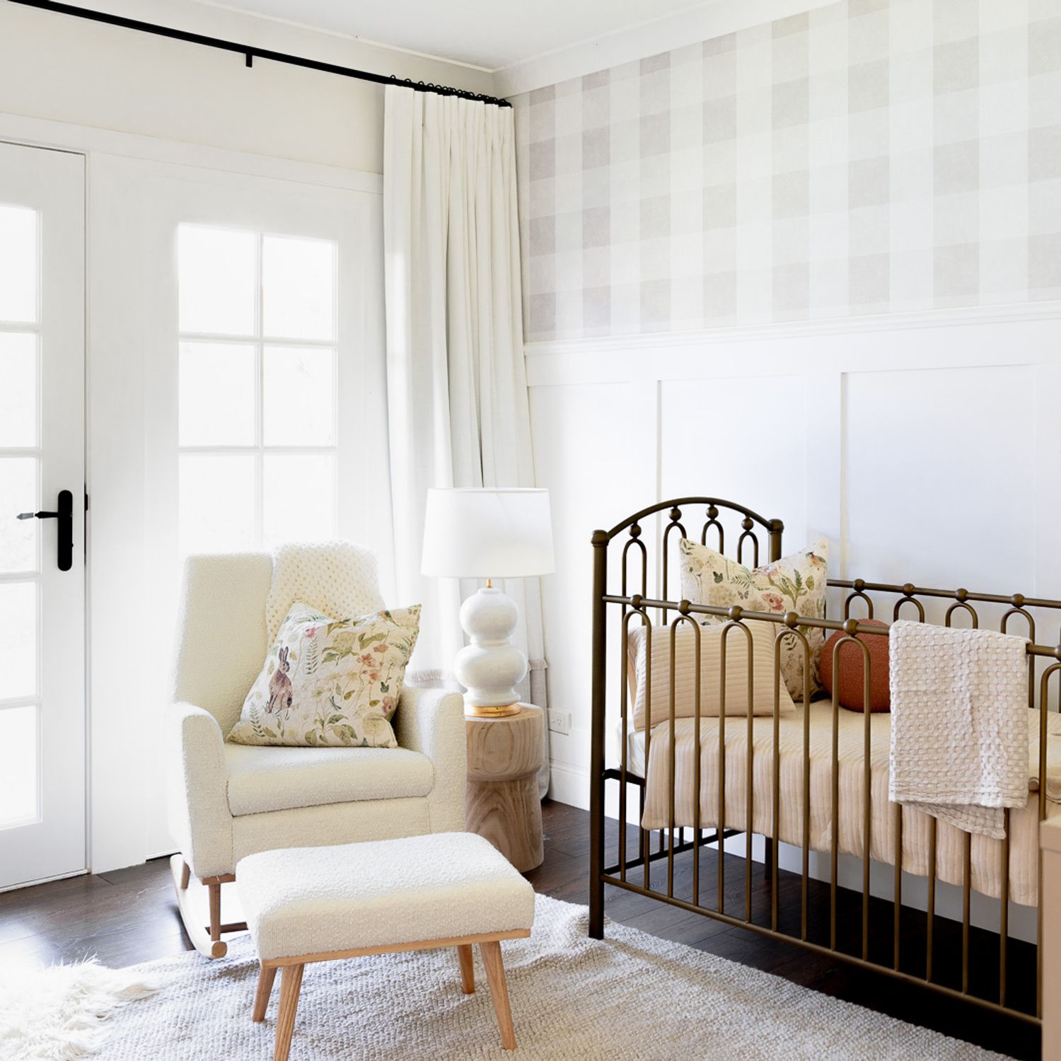 12224KPASS60 - Sarlat Lever - Oval Backplate Passage Kit - Brushed Chrome - Passage