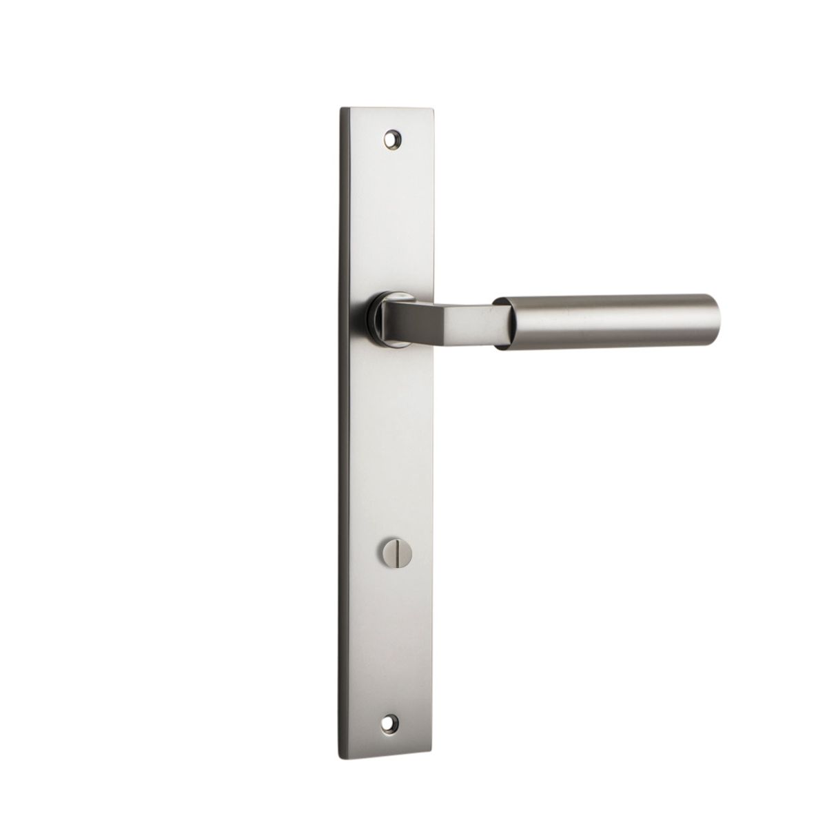 14750P85 - Berlin Lever - Rectangular Backplate - Satin Nickel - Privacy