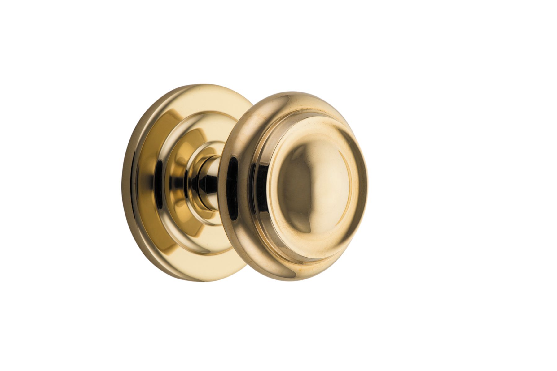 9400 - Sarlat Centre Door Knob - Polished Brass