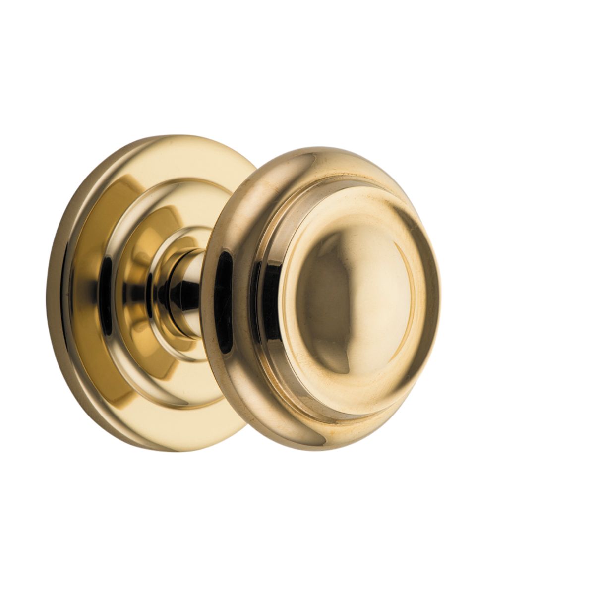 9400 - Sarlat Centre Door Knob - Polished Brass