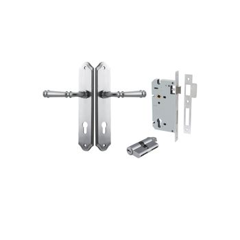 Verona Lever - Shouldered Backplate Entrance Kit with High Security Lock