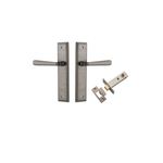 13878KPASS60 - Copenhagen Lever - Stepped Backplate Passage Kit - Distressed Nickel - Passage